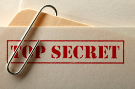 A folder that reads Top Secret