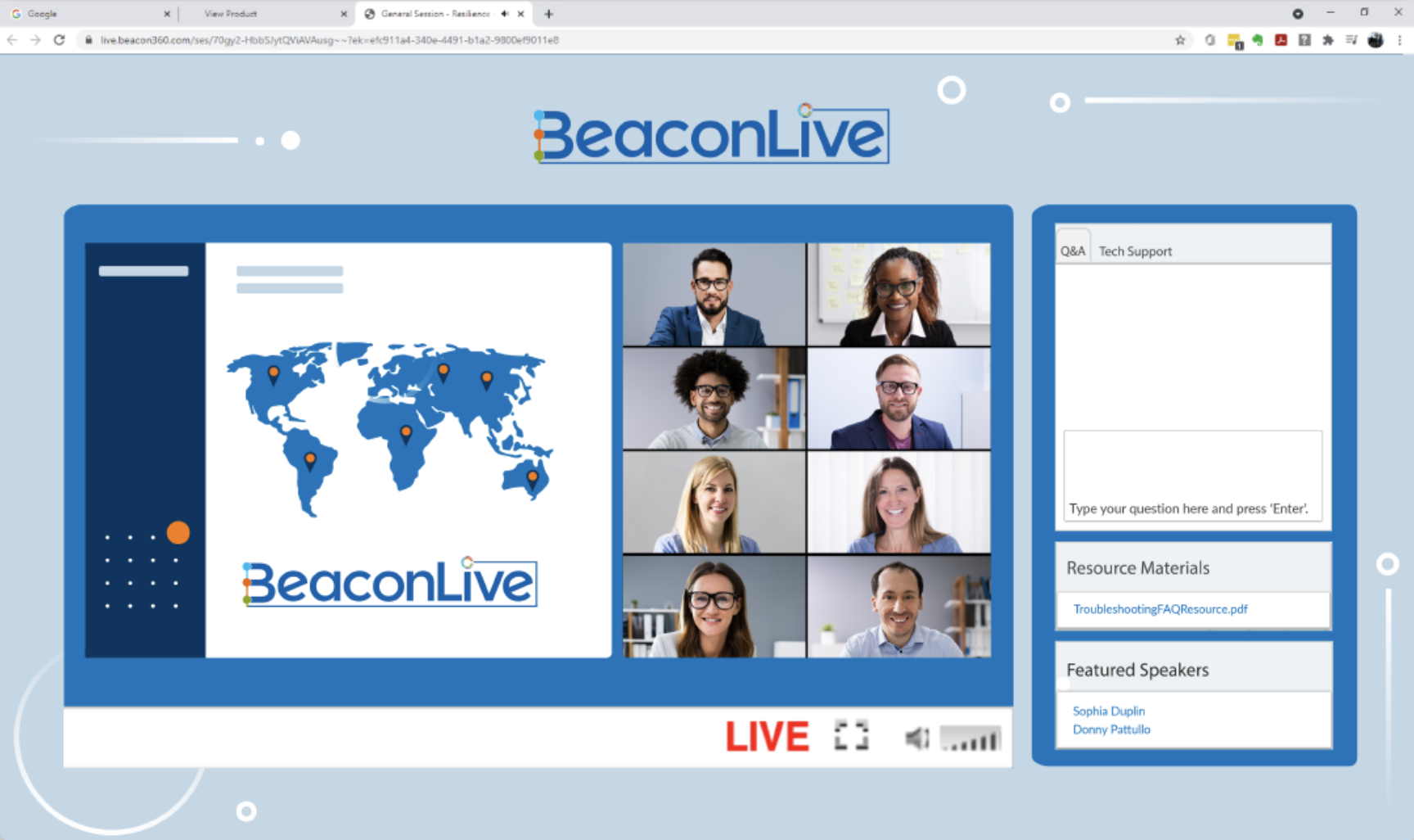 BeaconLive Platform